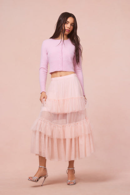 Jupe longue en tulle Parriott