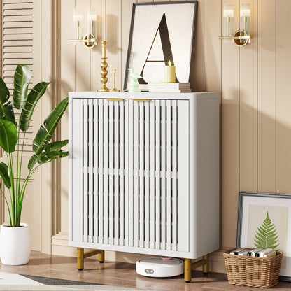 Meuble de rangement à chaussures 24 paires avec porte pour entrée et salon