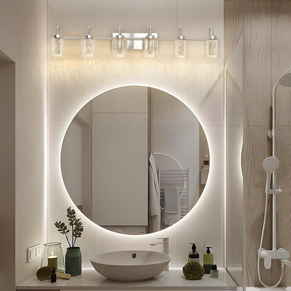 3/4/5/6 Light Brushed Nickel Bathroom Light Fixtures