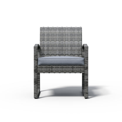 3-pc. Outdoor Cushioned Wicker Chat Set