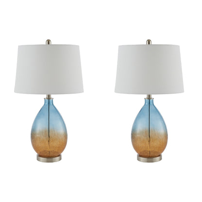 510 Design Cortina Ombre Glass Table Lamp, Set of 2