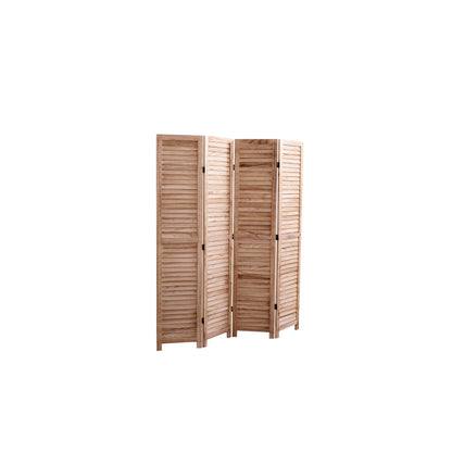 65'' H Solid Wood Folding Room Divider