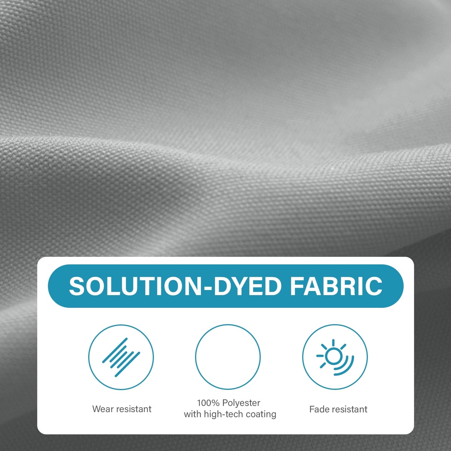 8*10ft Rectangular Patio Market Umbrella with Crank & Tilt，UV-Resistant