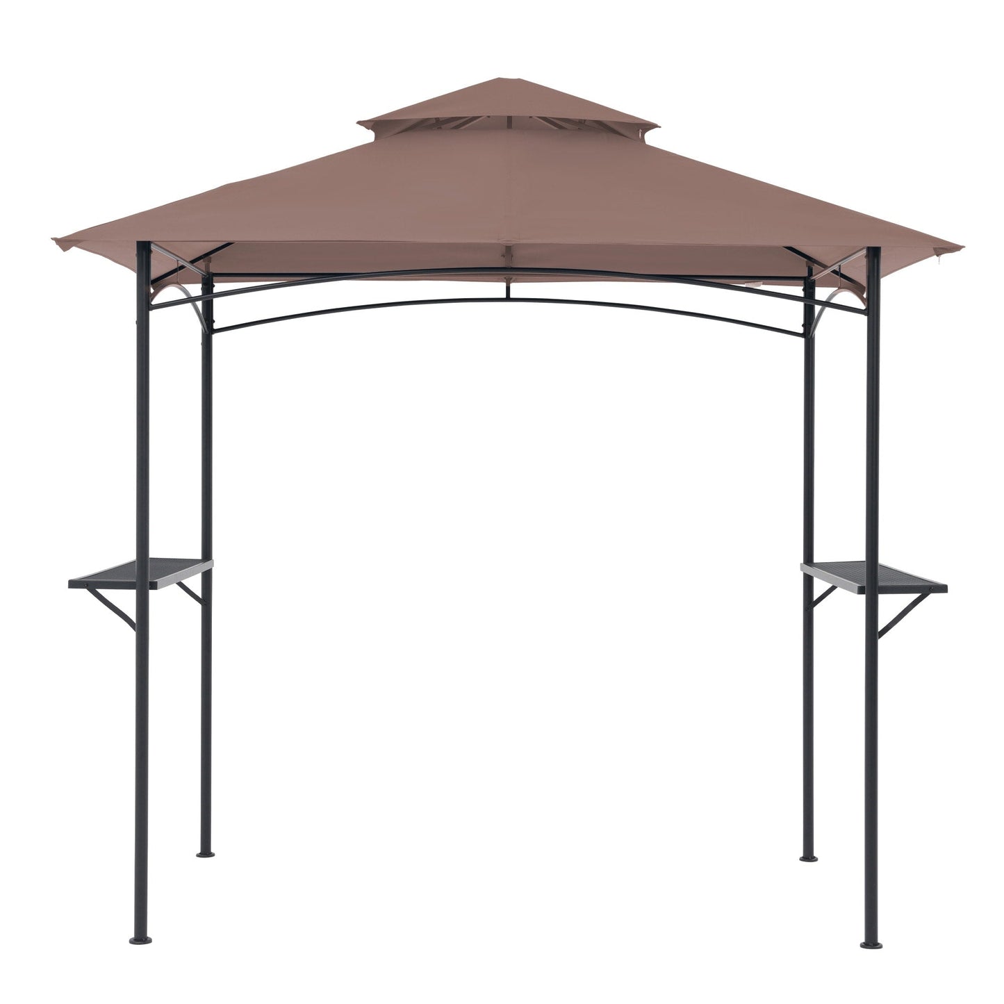 8' x 5' Outdoor Rainproof Grill Gazebo With Double Layer Vented Design