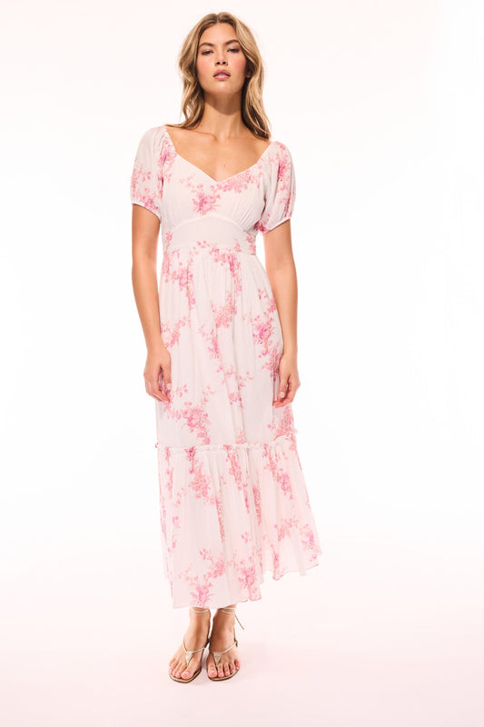 Robe midi en coton recyclé Angie