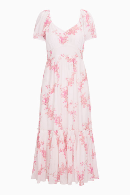 Robe midi en coton recyclé Angie