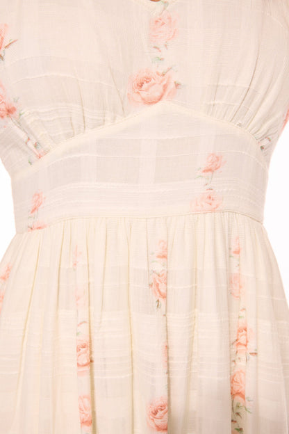 Robe midi en coton recyclé Angie