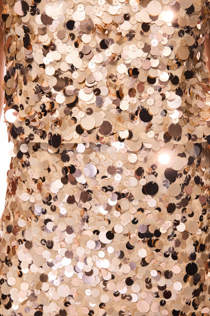 Mini-jupe à paillettes Aurorlia