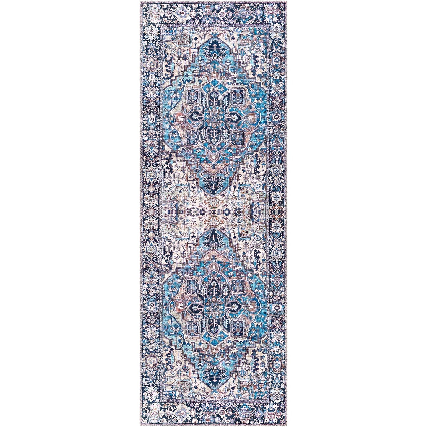 Livabliss Adenia Vintage Medallion Printed Area Rug