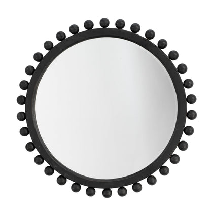 Miroir rond en bois Alden Décor Orion, naturel