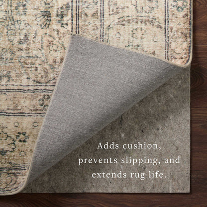 Alexander Home Thick Extra Cushioned Rug Pad - Grey