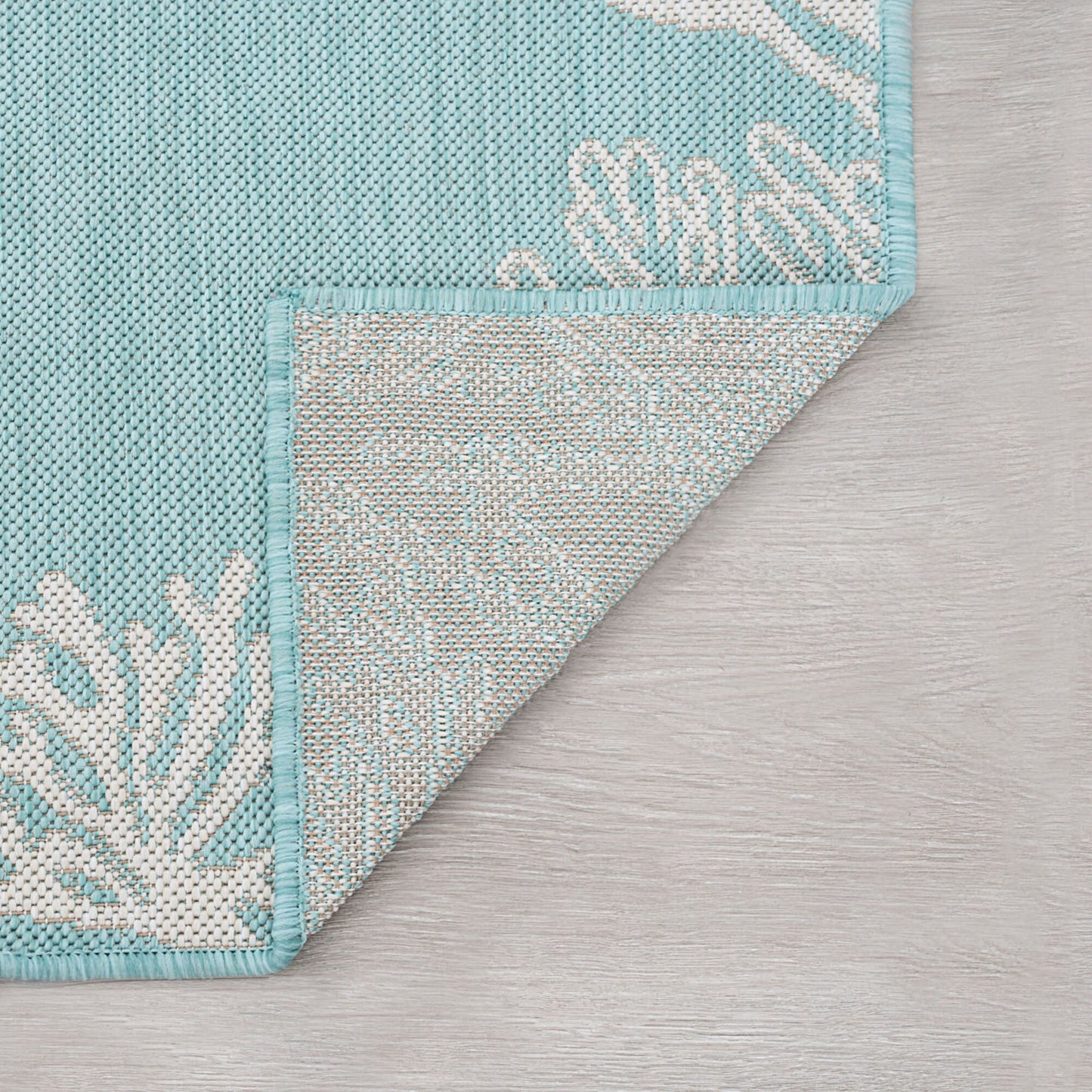 Exo Coastal Graphic Print Indoor/Outdoor Area Rug