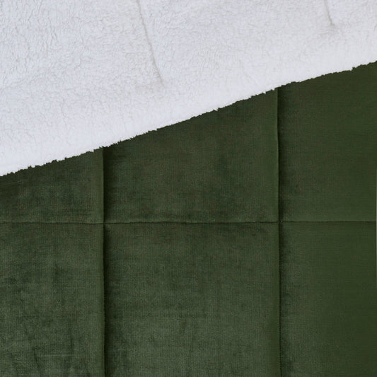 Ensemble de couette Woolrich Alton Plush to Sherpa en duvet synthétique