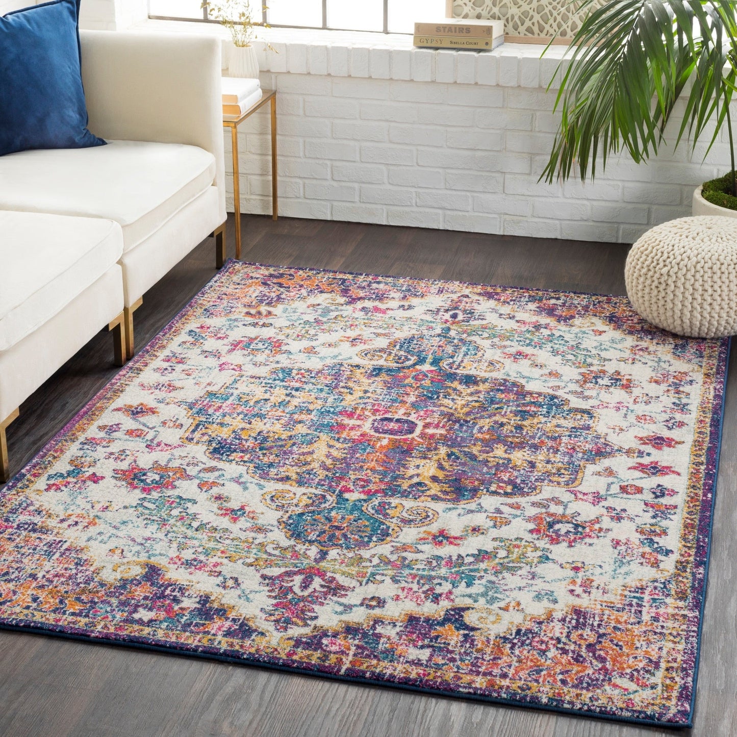 Livabliss Caressa Vintage Boho Area Rug