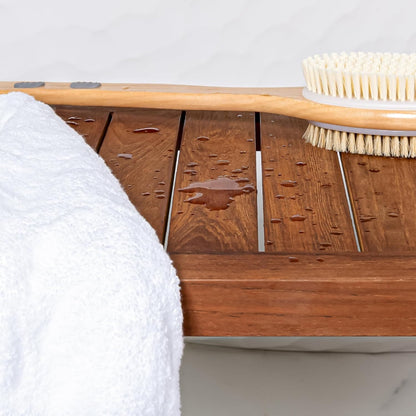 Table/banc de douche en teck indonésien Aurora Home