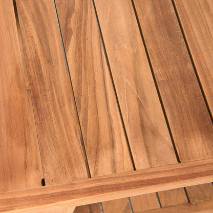 Table/banc de douche en teck indonésien Aurora Home