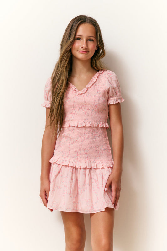 Robe Banson Luna Rosa Fleur pour fille