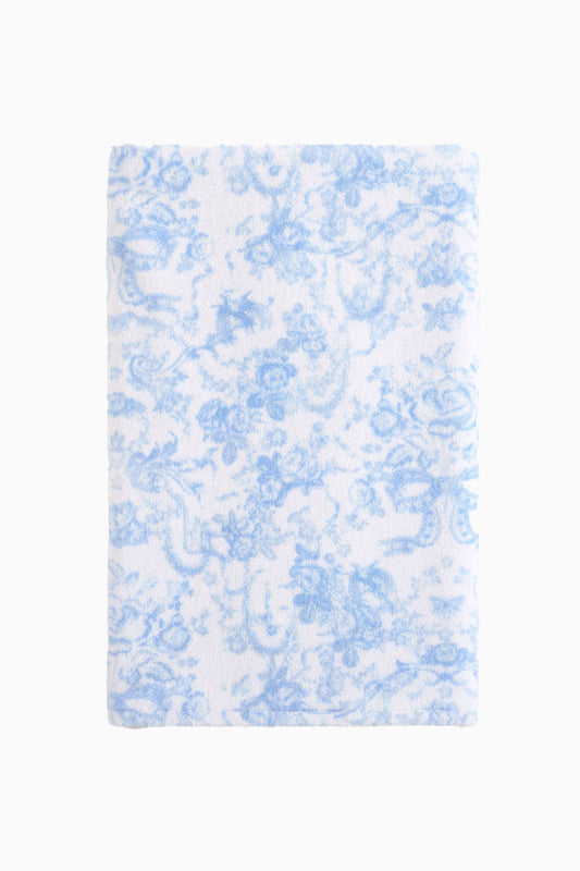 Serviette de bain en coton - NANTUCKET BLUE
