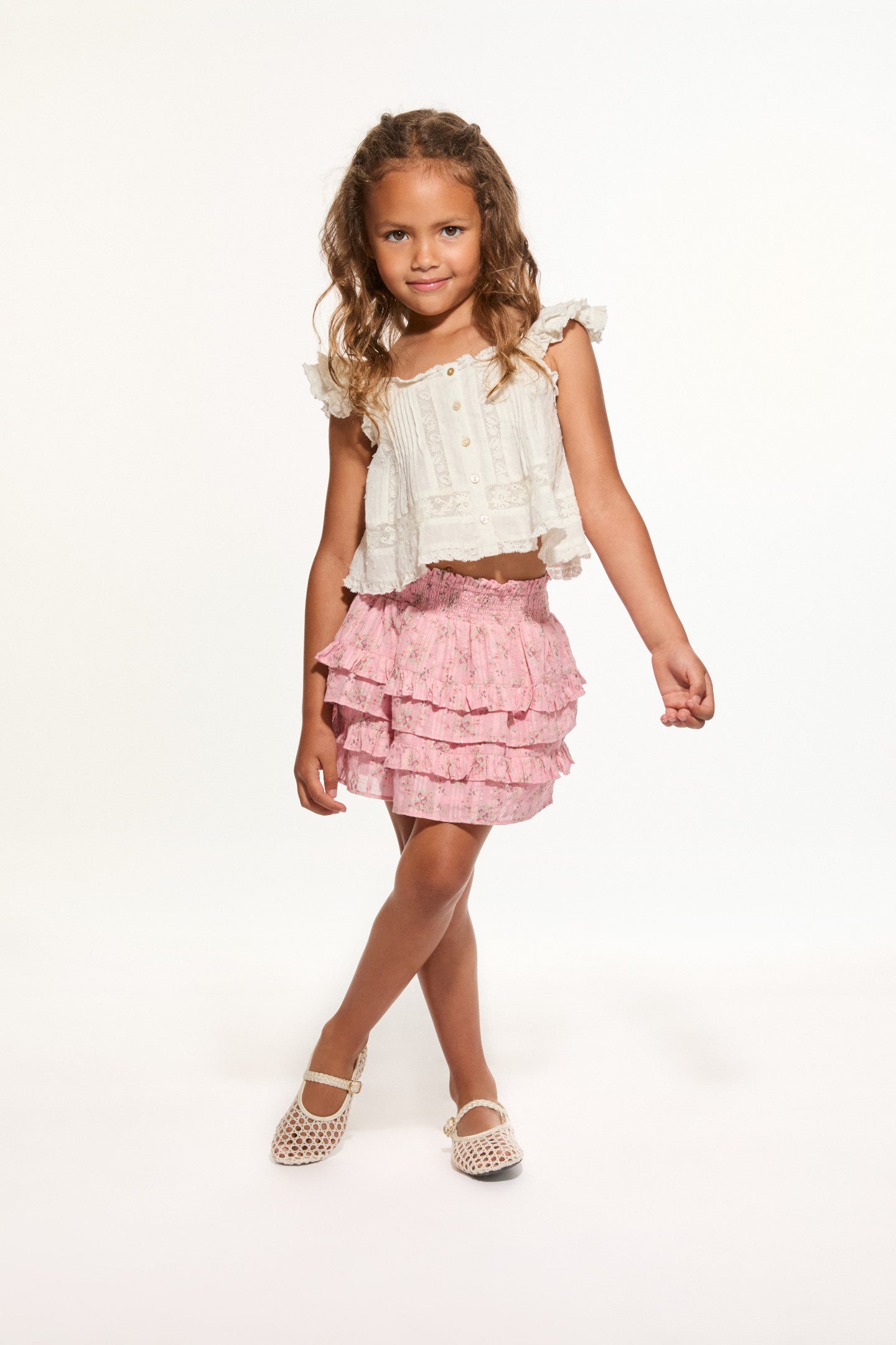 Jupe Billie en coton recyclé pour fille