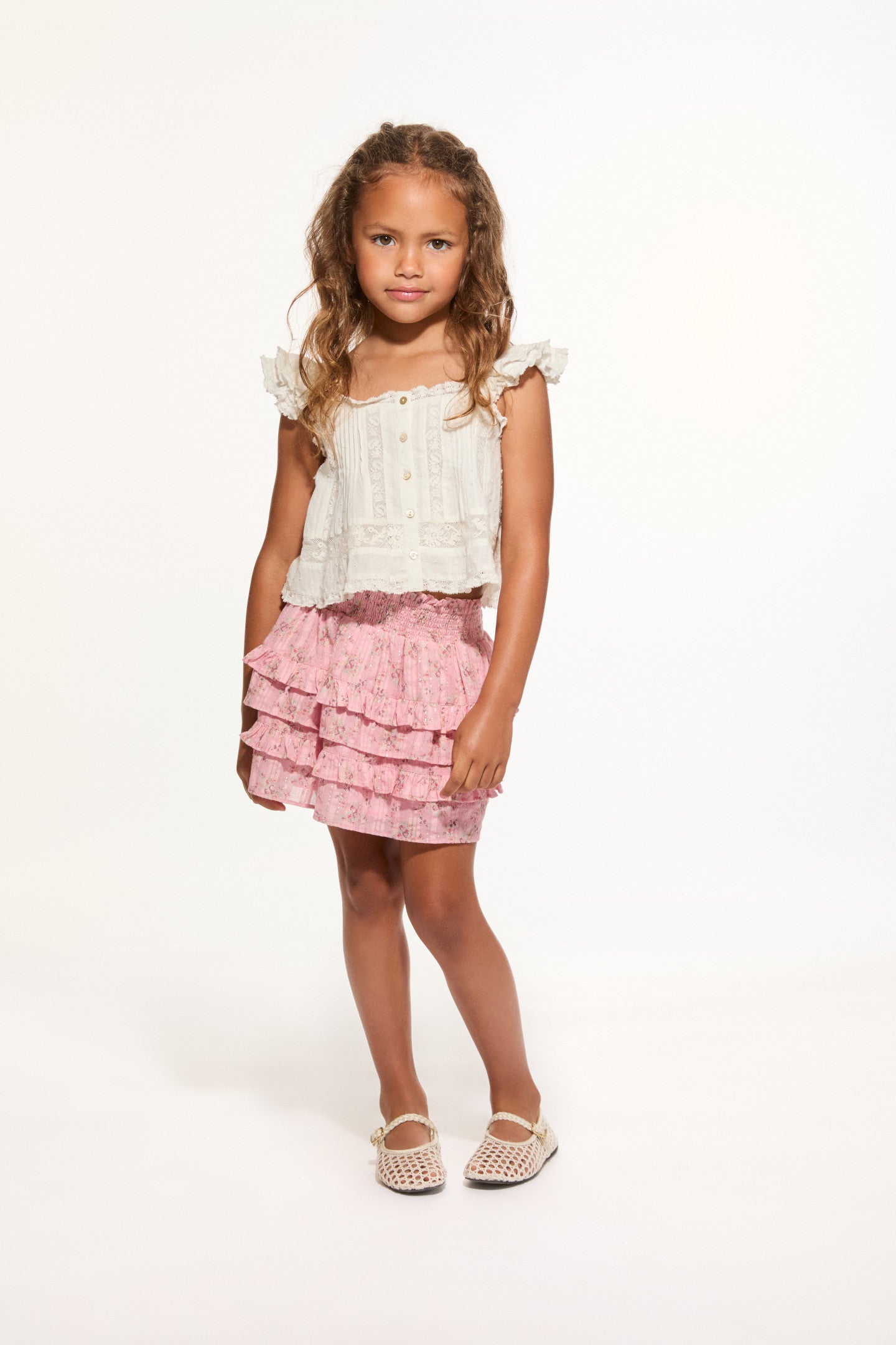 Jupe Billie en coton recyclé pour fille