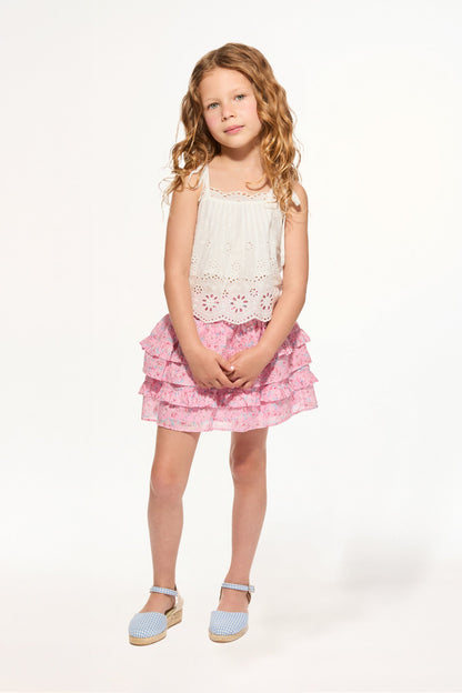Jupe Billie en coton recyclé pour fille