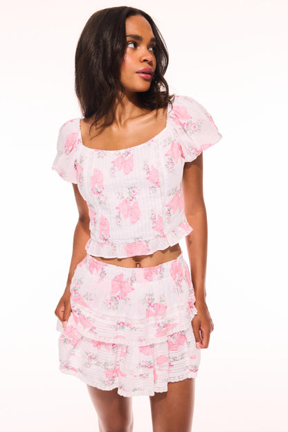 Haut imprimé Breonna Summer Heirloom