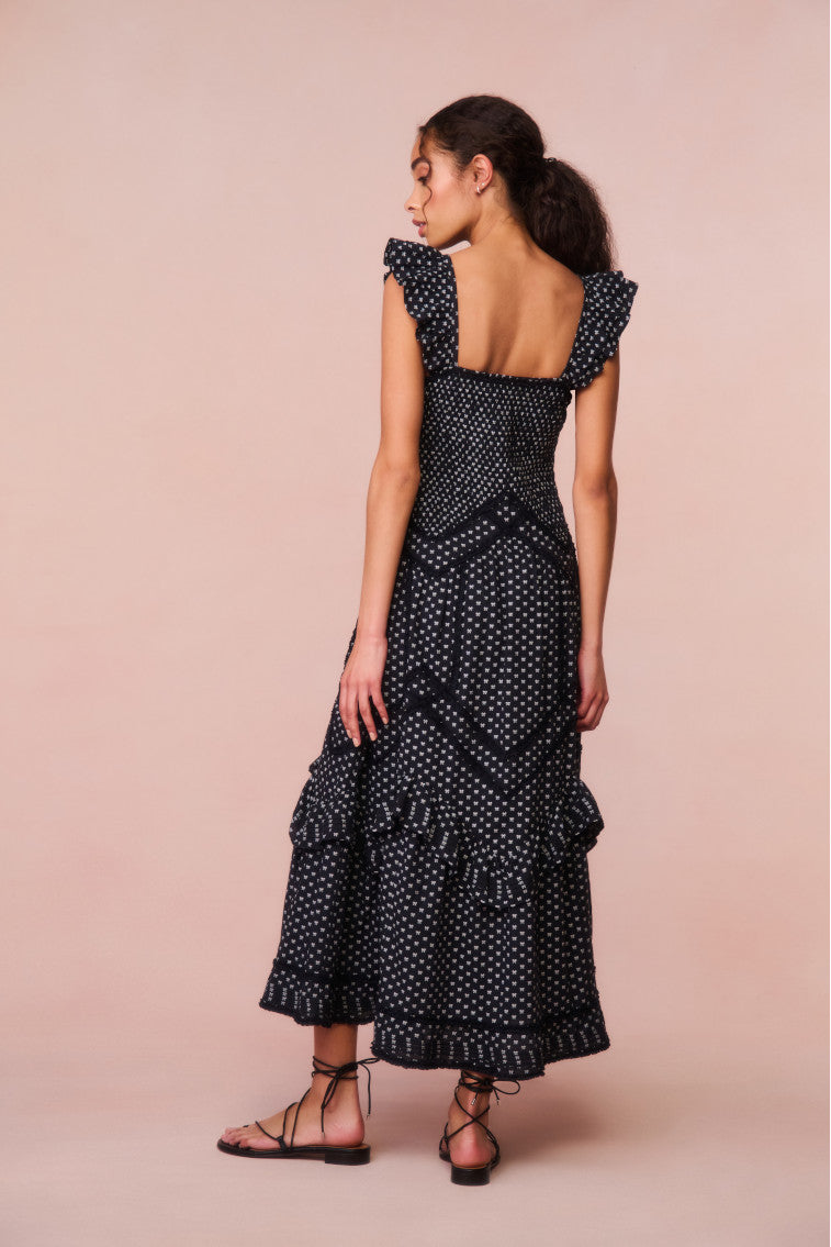 Robe en coton avec nœud Brin