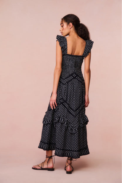 Robe en coton avec nœud Brin
