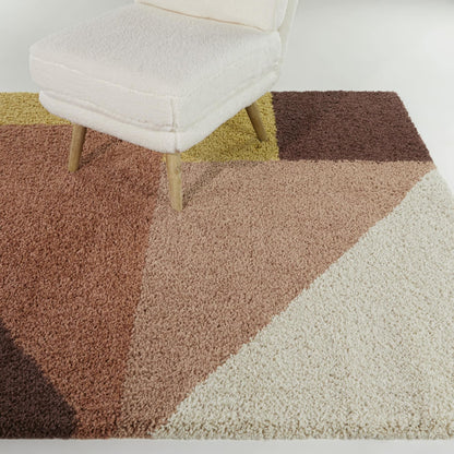 Balta Jordan Modern Color Block Shag Area Rug