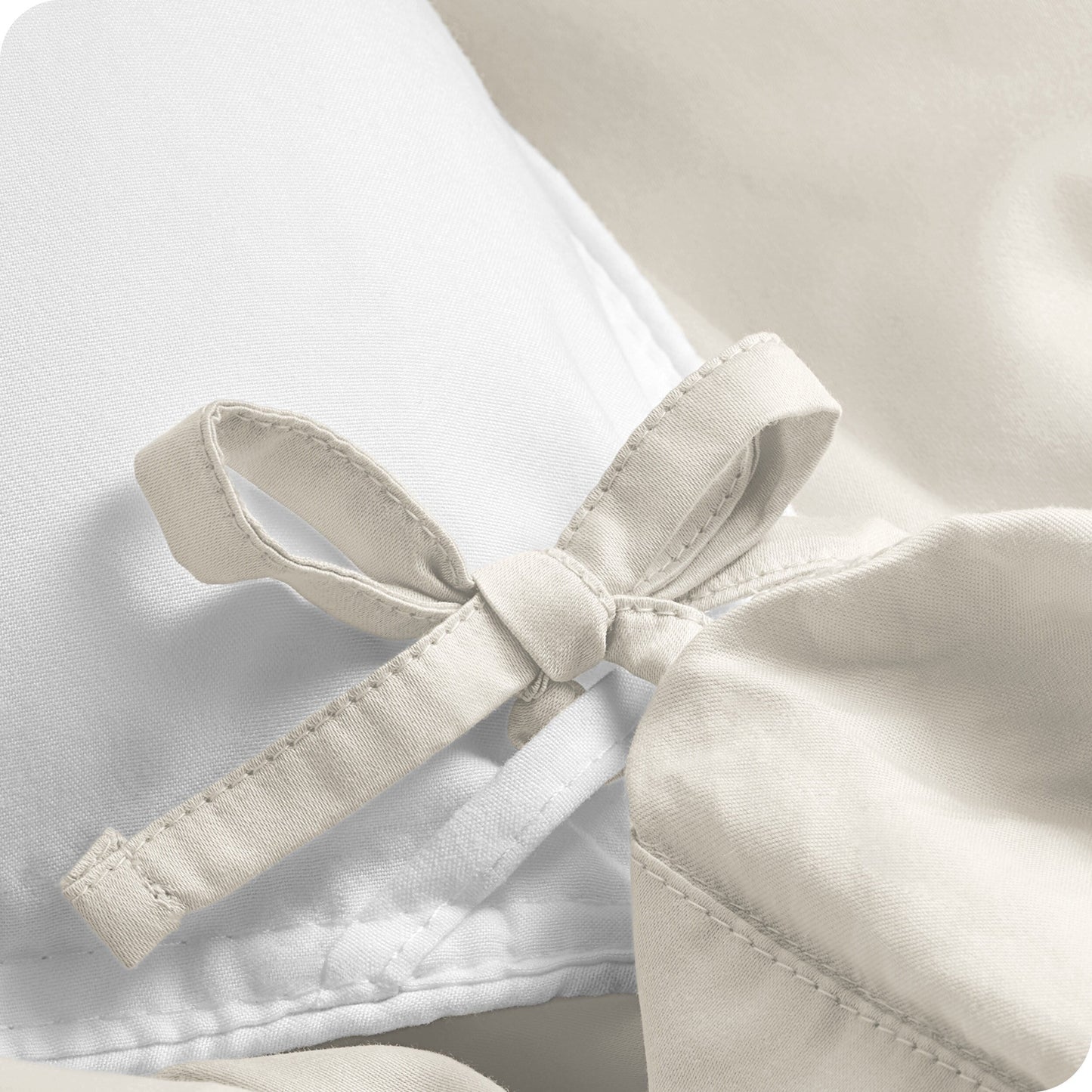 Bare Home Organic Cotton Percale Duvet Cover Set