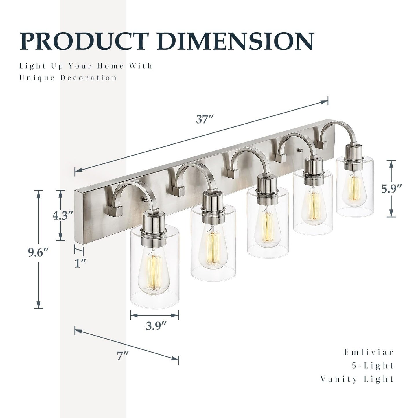 Bathroom Vanity Light Fixtures - Farmhouse Wall Light for Bathroom