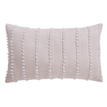 Better Trends Angelique Comforter Set 100% Cotton Tufted Soft Plush Chenille Elegant Stripes Machine Washable & Tumble Dry