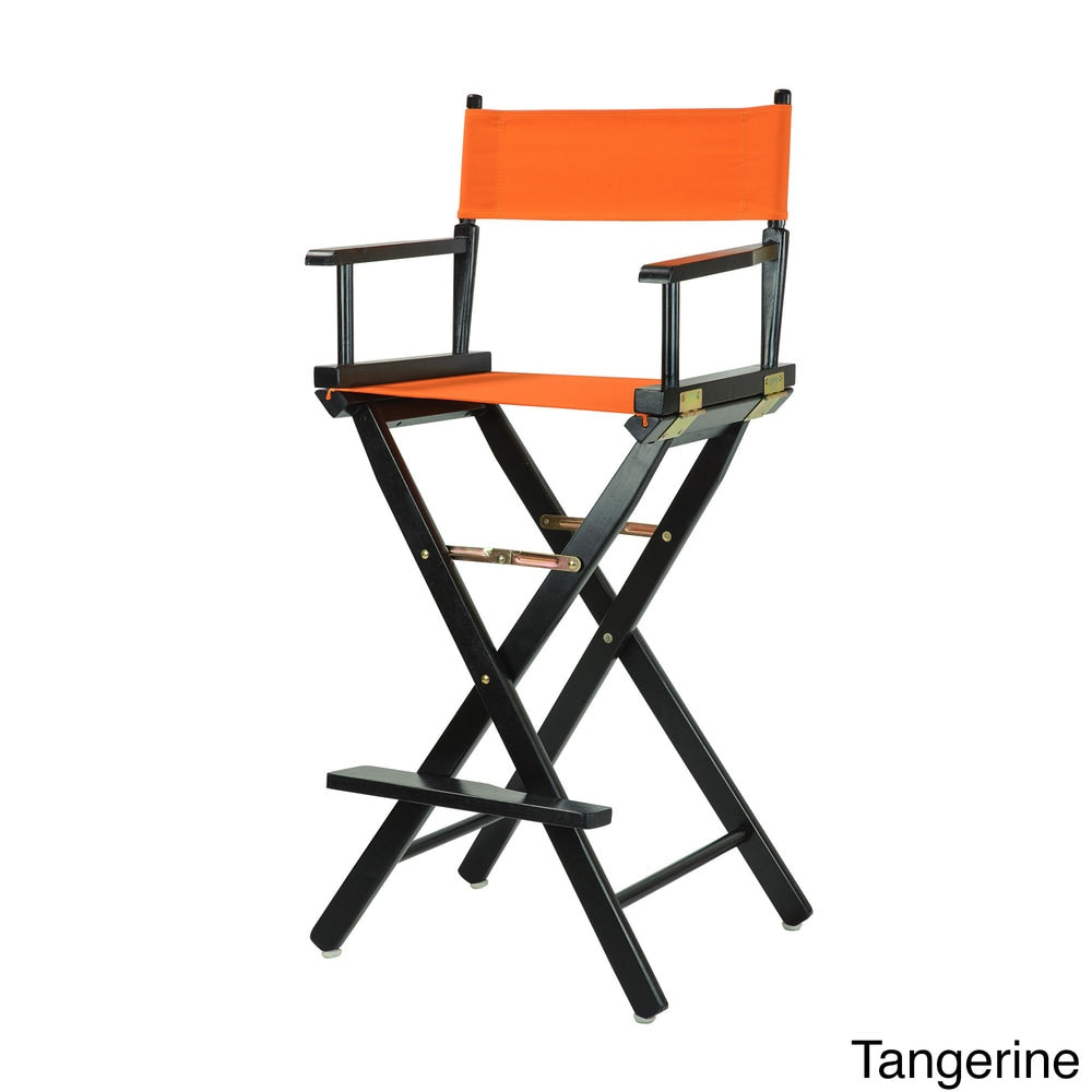 Black Frame 30-inch Director's Chair