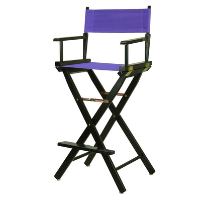 Black Frame 30-inch Director's Chair