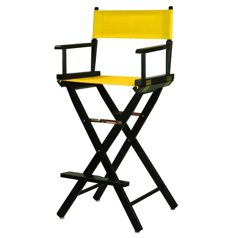 Black Frame 30-inch Director's Chair