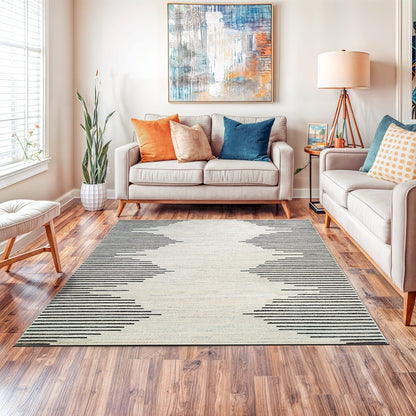 Bohemian Stripe Area Rug