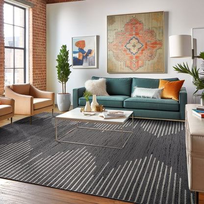 Bohemian Stripe Area Rug