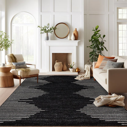 Bohemian Stripe Area Rug