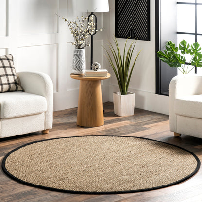 Nuloom Kiana Casual Seagrass Bordered Area Rug