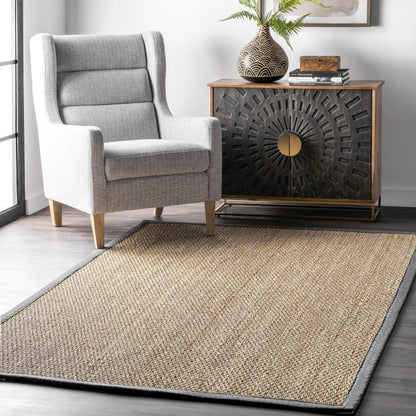 Nuloom Kiana Casual Seagrass Bordered Area Rug