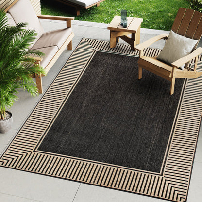 Nuloom Leah Classic Bordered Indoor/Outdoor Area Rug