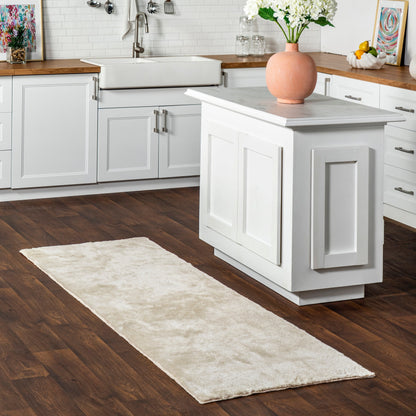 Nuloom Loni SuperiorWash Solid Machine Washable Shag Area Rug