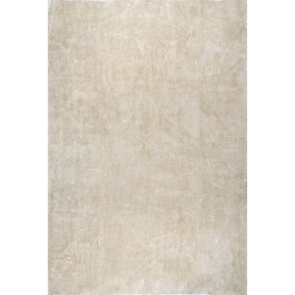 Nuloom Loni SuperiorWash Solid Machine Washable Shag Area Rug