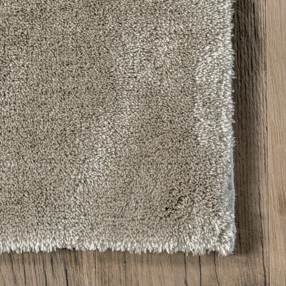 Nuloom Loni SuperiorWash Solid Machine Washable Shag Area Rug
