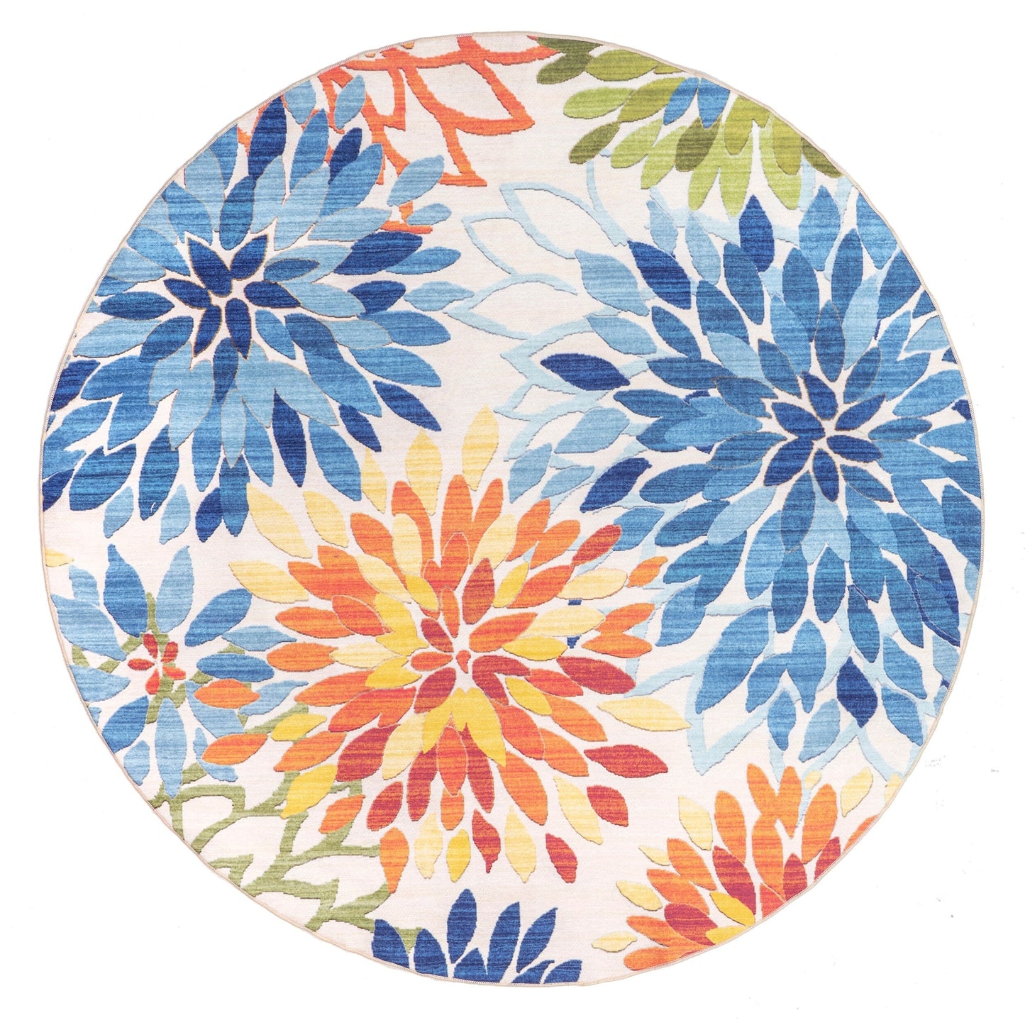 Nuloom Rosana Floral Machine Washable Indoor/Outdoor Area Rug