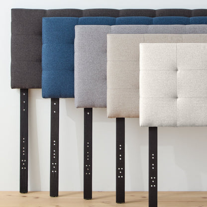 Brookside Kaylee Adjustable Square & Diamond Tufted Upholstered Headboard