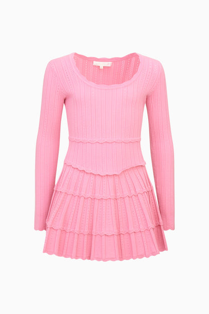 Robe Caliora en pointelle extensible pour fille