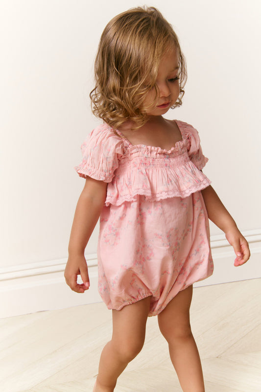 Tablier Baby Carlita Luna Rosa Fleur