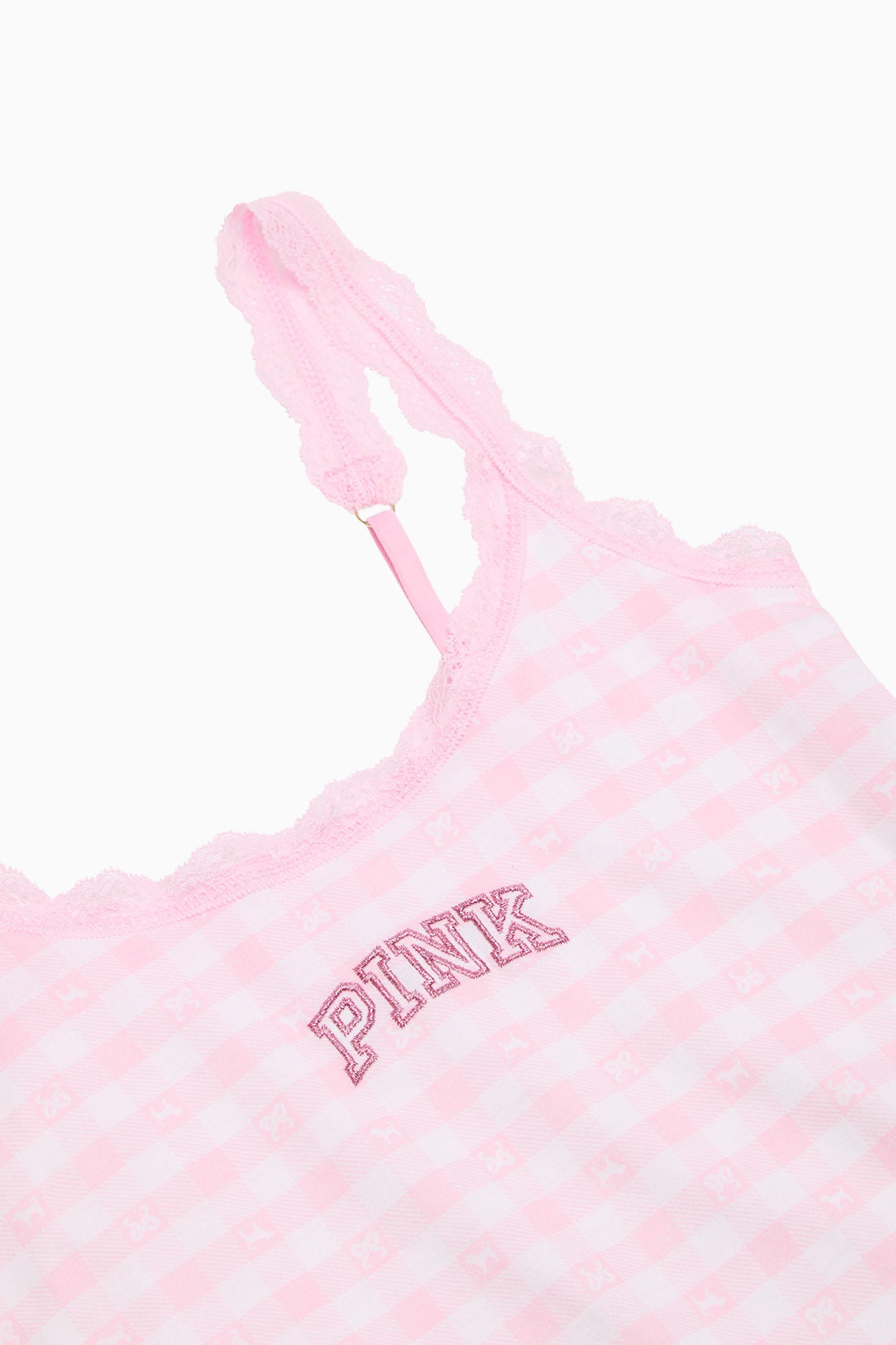 Camisole en coton PINK x LoveShackFancy