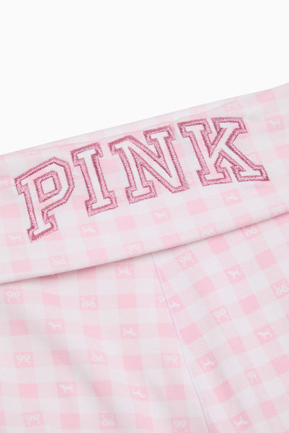 Legging évasé en coton PINK x LoveShackFancy